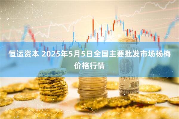 恒运资本 2025年5月5日全国主要批发市场杨梅价格行情