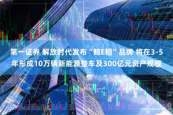 第一证券 解放时代发布“鲸E租”品牌 将在3-5年形成10万辆新能源整车及300亿元资产规模